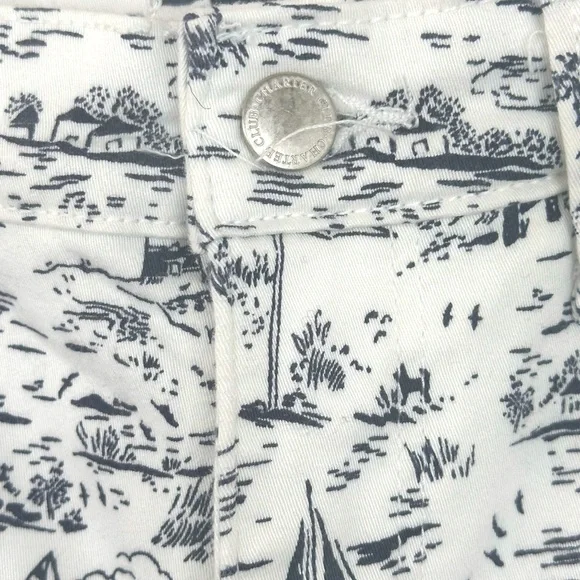 Charter Club‎ Bristol Capri Nautical Coastal 5 pocket Cotton/Spandex Size 8 - Picture 7 of 16